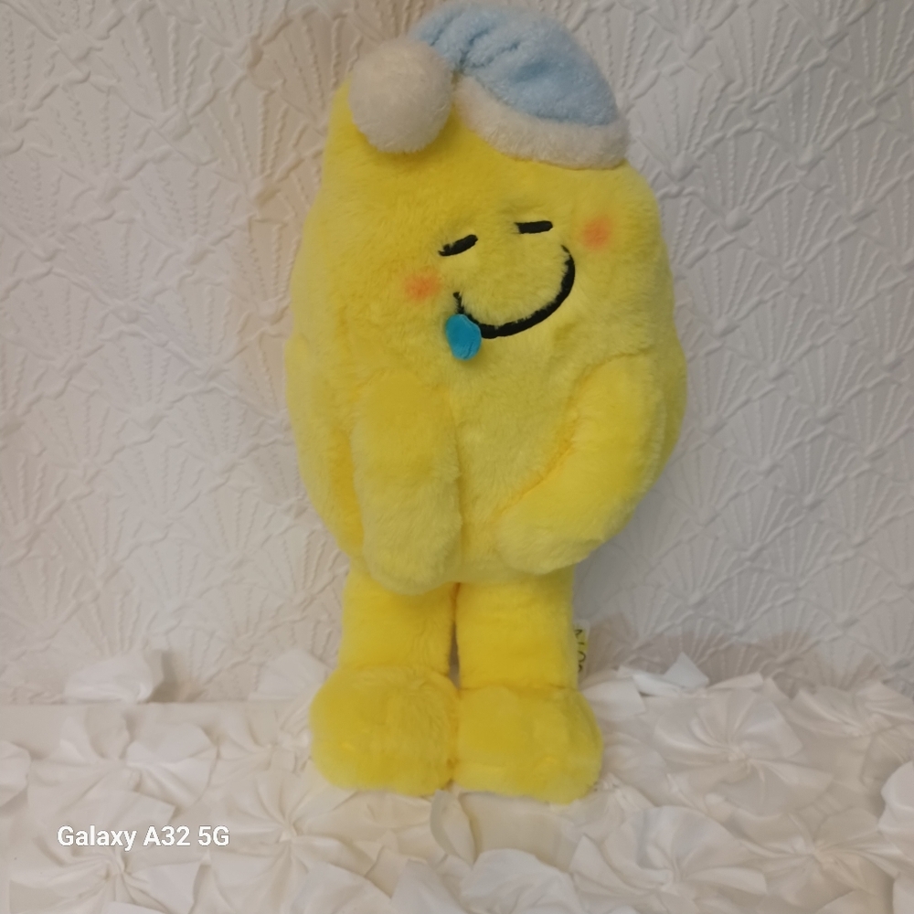 New LEMON8 Yellow Plush Toy with Blue Hat
